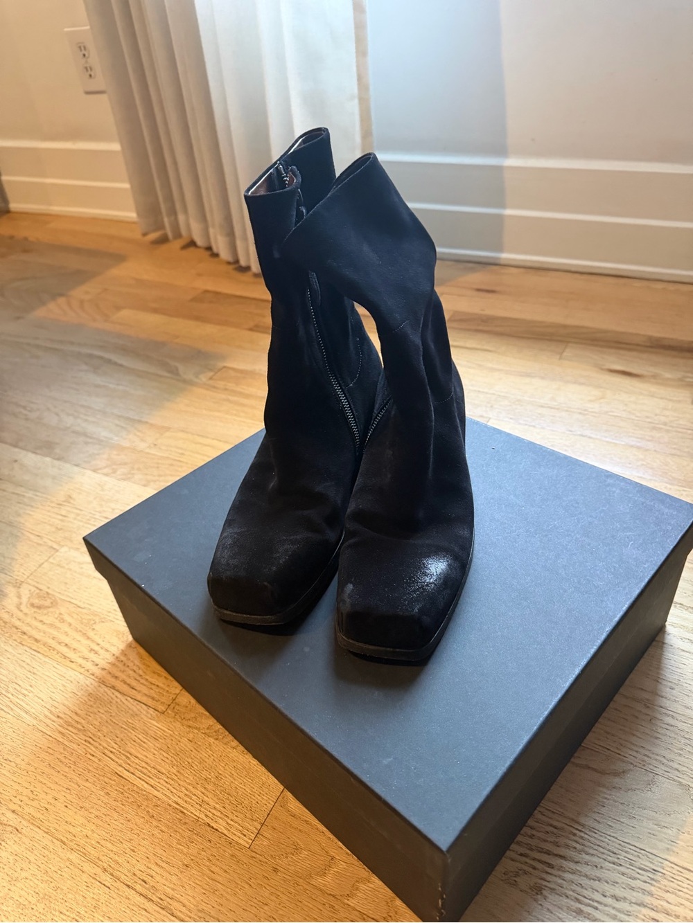 Marsell Cassello Square toe ankle boots